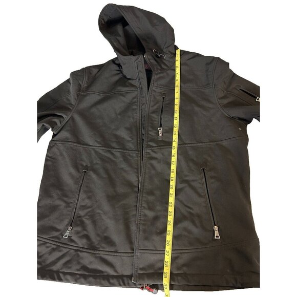 Guess Womens Black Insulated Coat Ski Winter Warm Jacket Soft Shell Size 2XL XXL - Picture 9 of 16